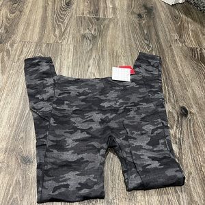 Spanx looking at me now heather camo leggings